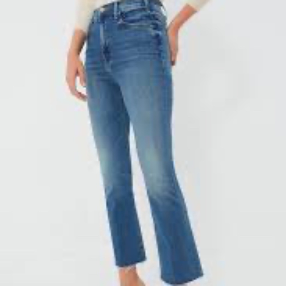 MOTHER Blue Ankle & Cropped Jeans